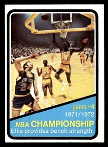 1972 Topps Basketball #157 NBA Playoffs Game #4 NM *d2