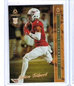 2022 Panini Luminance Jalen Tolbert Gold Rookie RC #'ed 013/249 - Picture 1 of 1