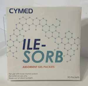 Cymed 87210 Ile-Sorb saugfähige Gel Pakete 90er Pack Stoma Kolostomie VERSIEGELTE BOX - Bild 1 von 6