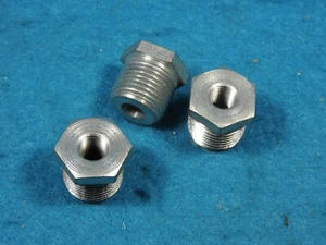 3 Pieces - Reducing Bushing, 1/2 NPT Male X 1/8 NPT Fem., Parker, Steel  - New - Picture 1 of 4