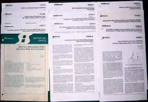 Job Lot 12 x SILICONIX App notes 1988-93 MOSFET's & Drivers, IC's & Bridges Etc - Picture 1 of 1