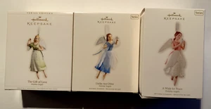 Hallmark Keepsake Ornaments Holiday Angels - Juego de 3 - 2006 2007 2008 Nuevo en caja - Imagen 1 de 6