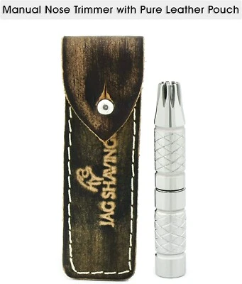 Jag Shaving Manueller Nasenhaartrimmer & Ohrenhaartrimmer aus Edelstahl