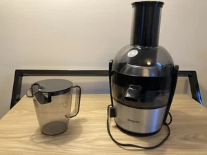 Philips Compact Juicer HR1867 Black, Good Condition, Tested & Working,REFER PICS - Picture 1 of 5