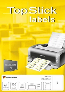 TOPSTICK Universal Etiketten 100 Blatt A4, Etikettengröße wählen - Bild 1 von 21