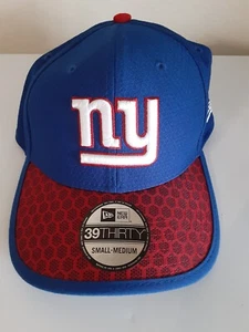 NEW Era 39Thirty Hombres Mujeres Gorra New York Giants 2017 Línea lateral Pequeña/Mediana - Imagen 1 de 11