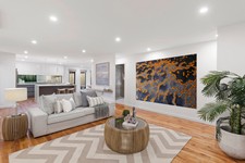 Huge original modern art painting golden reef  Australia large 78" x 36"