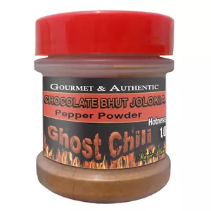 Bhut Jolokia Cioccolato in Polvere 1/2 oz Barattolo per Spezie | Cioccolato Ghost Pepper - Foto 1 di 1