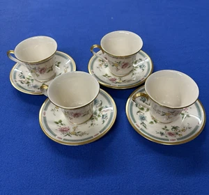 Lenox Morning Blossom Bone China Tasse und Untertasse 4er Set - Bild 1 von 12