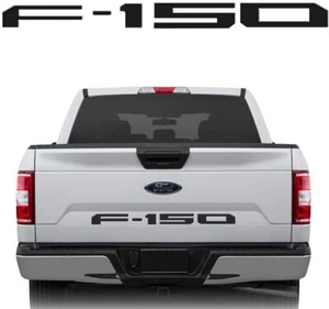 NEW 18-20 Ford F150 Tailgate Inserts Decals Letters Stickers black 3D - Foto 1 di 5