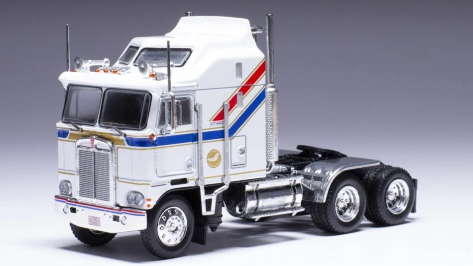 Ixo Model KENWORTH K100 AERODYNE 1976 WHITE 1 64