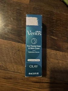 Gillette Venus For Facial Hair & Skin Care Hydration Serum Olay 45 ml 1.5 fl oz - Picture 1 of 1