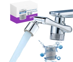 Water-Filter for Sink-Faucet Extender-Aerator - 9pcs Cartridges Reduce Chlorine - Picture 1 of 8