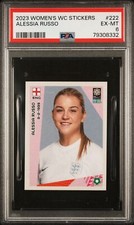 2023 Panini FIFA Women's World Cup Stickers Alessia Russo #222 PSA 6 Rookie RC