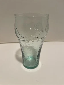 1992 Coca-Cola 16oz Large Pebble Green Drinking Glasse - Picture 1 of 3