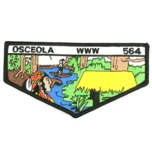 S-24 Osceola Lodge Flap Southwest Florida Council Patch Boy Scouts BSA - Picture 1 of 2