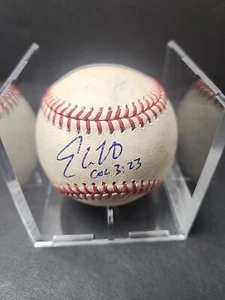 EZEQUIEL TOVAR COLORADO ROCKIES SIGNED AUTOGRAPHED Ball MLB BASEBALL  - Picture 1 of 5