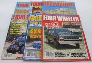 FOUR WHEELER Magazine lot of 6 Issues 1981 vintage 4x4 trucks suv reference - Picture 1 of 7