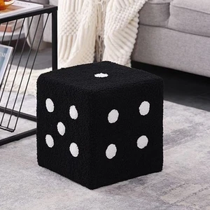 (29x29x25cm)Footstool Shoe Stool Soft Design Footstool Sturdy Base Comfortabl - Picture 1 of 12