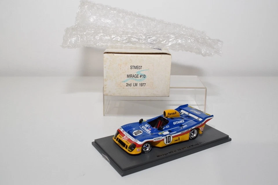 B84 1:43 SPARK STME07 MIRAGE #10 2ND LE MANS LM 1977 MIB - Image 1 of 4