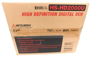 Neu Open Box Mitsubishi HS-HD2000U High Definition Digital Videorecorder S-VHS HiFi NOS - Bild 1 von 13
