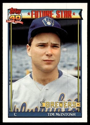 1991 O-Pee-Chee Tim McIntosh Milwaukee Brewers #561 - Image 1 of 2