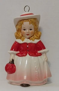 Vestido rojo niña Goebel 1988 de colección adorno caja original 11ª edición - Imagen 1 de 9