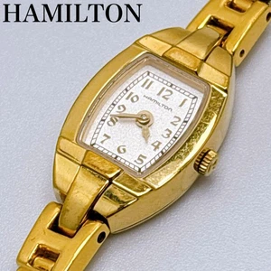 Hamilton American Classic H311110 Gold Women's Watch Quartz White Dial - Picture 1 of 7