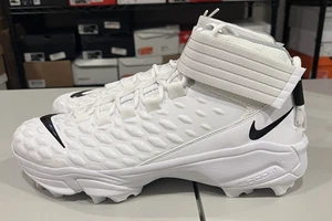 Größe 14 Herren Nike Force Savage Pro 2 Hai Fußballschuhe weiß/schwarz BV5448-101 - Bild 1 von 5
