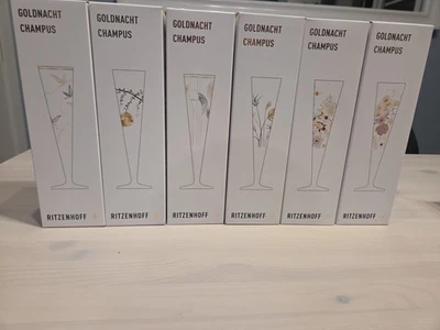 6 Neue Ritzenhoff Champagner Sekt Prosecco,Ritzenhoff,Champus,Hugo,Weinglas,Glas - Bild 1 von 4