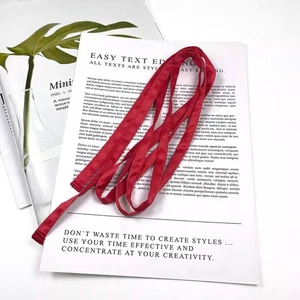 Lady Faux Silk Satin Belt Waistband Skinny Accessory Rope Robe Dress Shirt Multi - Picture 1 of 25