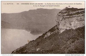 CPA 73 - AIX LES BAINS - LE ROCHER DE LA CHAMBOTTE, LE PROMONTOIRE DE CHATILLON - Imagen 1 de 1
