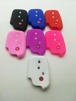 Rubber Fob Remote Smart key cover For 2010-2020 Lexus RX350 GX460 RX450H CT200h — 第 1/3 张图片