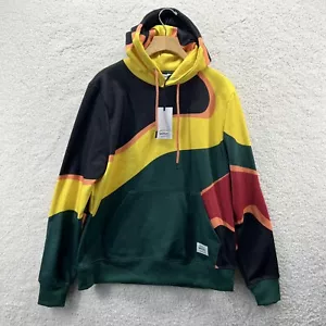WeSC Retro Stripe Pullover Comfy Hoodie Sweatshirt Men’s Large / Women’s Medium - Bild 1 von 9