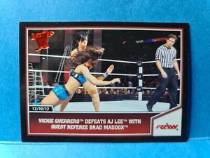 VICKIE GUERRERO & AJ LEE🏆2013 Topps #66 BEST OF WWE  Wrestling Card 🏆FREE POST - Picture 1 of 2
