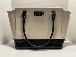 Kate Spade Wellesley Camryn Pebble Black Leather Tote Large Shoulder Bag Purse! - Picture 1 of 12