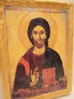 Jesus Christ Rare Catholic and Eastern Orthodox Icon Art on Wood Plaque