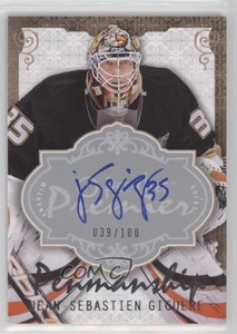 2008-09 O-Pee-Chee Premier Penmanship /100 Jean-Sebastien Giguere #PP-JG Auto