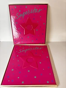 Vintage Hallmark Album Sammlerstück NEU 1985 Superstar Hot Pink 80er 2er Set - Bild 1 von 11
