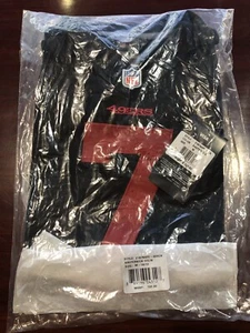 Nike On Field NFL SF 49ers Colin Kaepernick Blk Jersey Stitch Youth Size XLarge - Picture 1 of 9