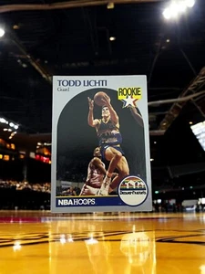 1990-91 NBA Hoops # 98 Todd Lichti Denver Nuggets Rookie - Picture 1 of 2