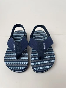 Fitory ~ Krabor Flip Flop Sandals Kids  Size  5/6 🌊 Blue Wave FAST SHIP - Picture 1 of 5
