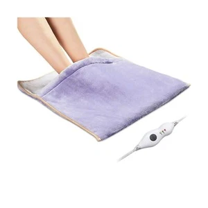 Electric Heated Foot Warmer - Auto Shut Off, Ultra Soft Flannel Heat Therapy ... - Picture 1 of 8