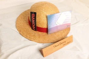 Sombrero de Paja One Piece Mono D. Luffy Tanaka Sombrero Tienda Anime Manga 3D2Y Talla M - Imagen 1 de 10