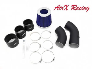 AirX Racing Coat Black-Blue For 2PC 97-00 Isuzu Hombre 4.3L V6 Cold Air Intake - Picture 1 of 3