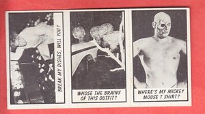 1963 TOPPS  MONSTER LAFFS  MIDGEES  PANEL  # 36-64-92   EM