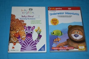 Dvd Baby Einstein Monet Discovering Seasons Baby Genius Under Water Adventure - Imagen 1 de 3