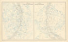 Star maps. Northern & Southern Celestial Hemispheres. JOHN BARTHOLOMEW 1862