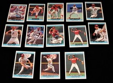 Vintage Baseball Cards, 1992, MLB, DONRUSS, LOT OF 13, Philadelphia Phillies