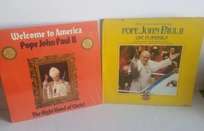 2 Pope John Paul II Welcome To America/ Commemorative Recording Live Vinyl 12" - Image 1 of 4